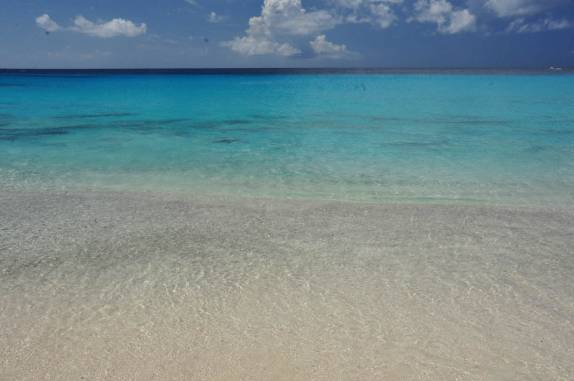 Praia de Klein Knit, no norte de Curaçao